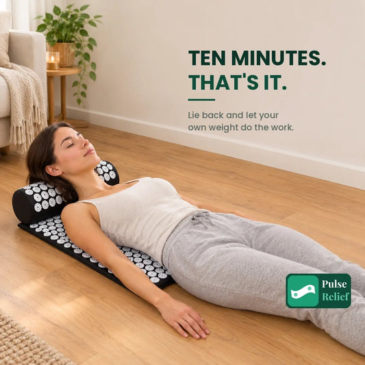 PulseRelief™ Acupressure Mat & Pillow Set - PulseRelief™