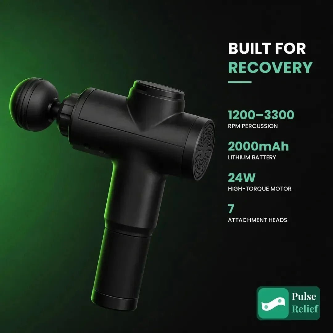 PulseRelief™ Pro Massage Gun | High-Performance Percussion Therapy - PulseRelief™