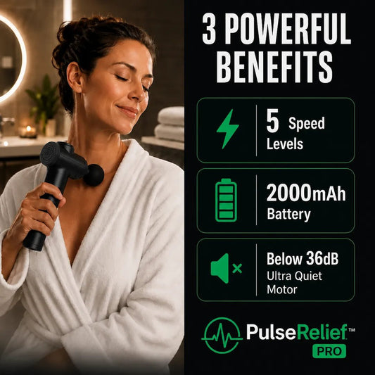 PulseRelief™ Pro Massage Gun - PulseRelief™