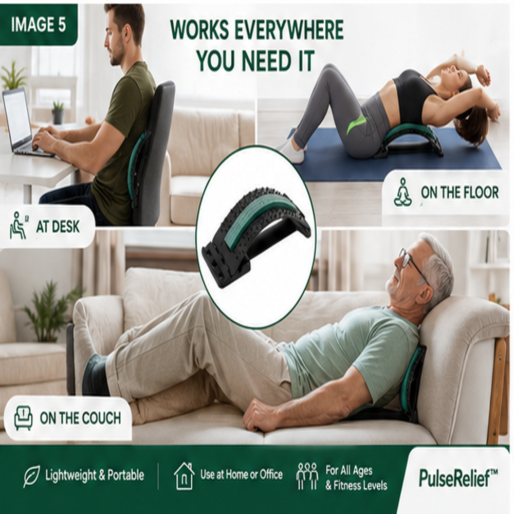 PulseRelief™ Back Stretcher